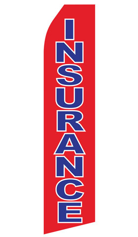 Red Insurance Econo Stock Flag