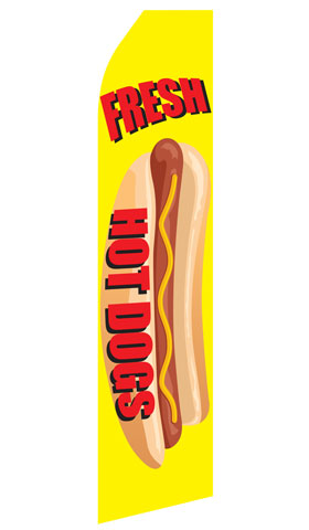 Fresh Hot Dogs Econo Stock Flag