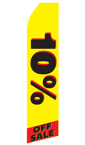 10% off Sale Econo Stock Flag