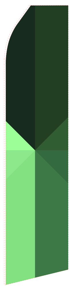 Multi Green Econo Stock Flag
