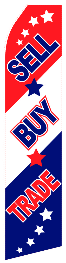 Sell Buy Trade Econo Stock Flag